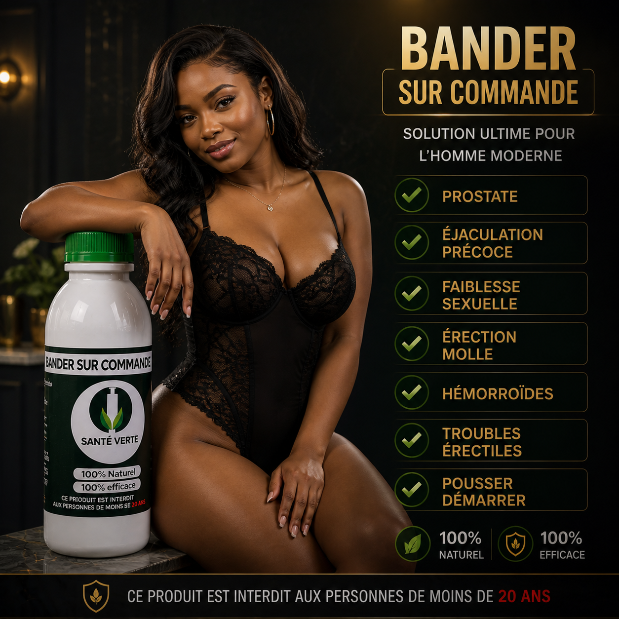 Bander sur Commande - Hommes & Virilité | Santé Verte