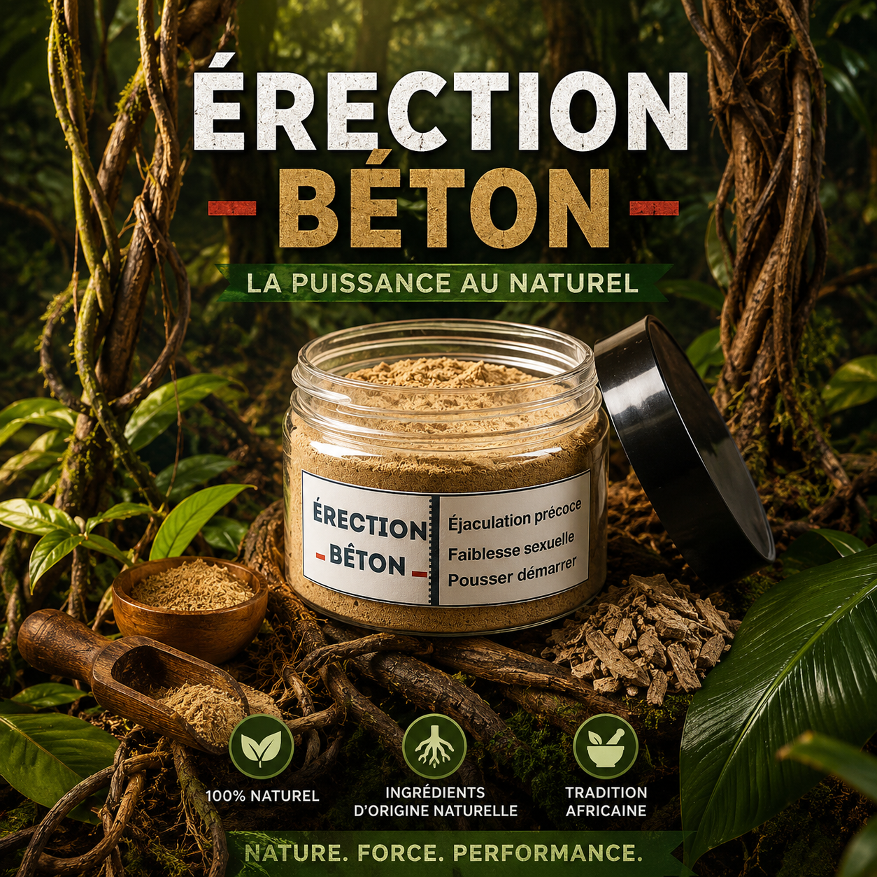 Erection Béton - Hommes & Virilité | Santé Verte